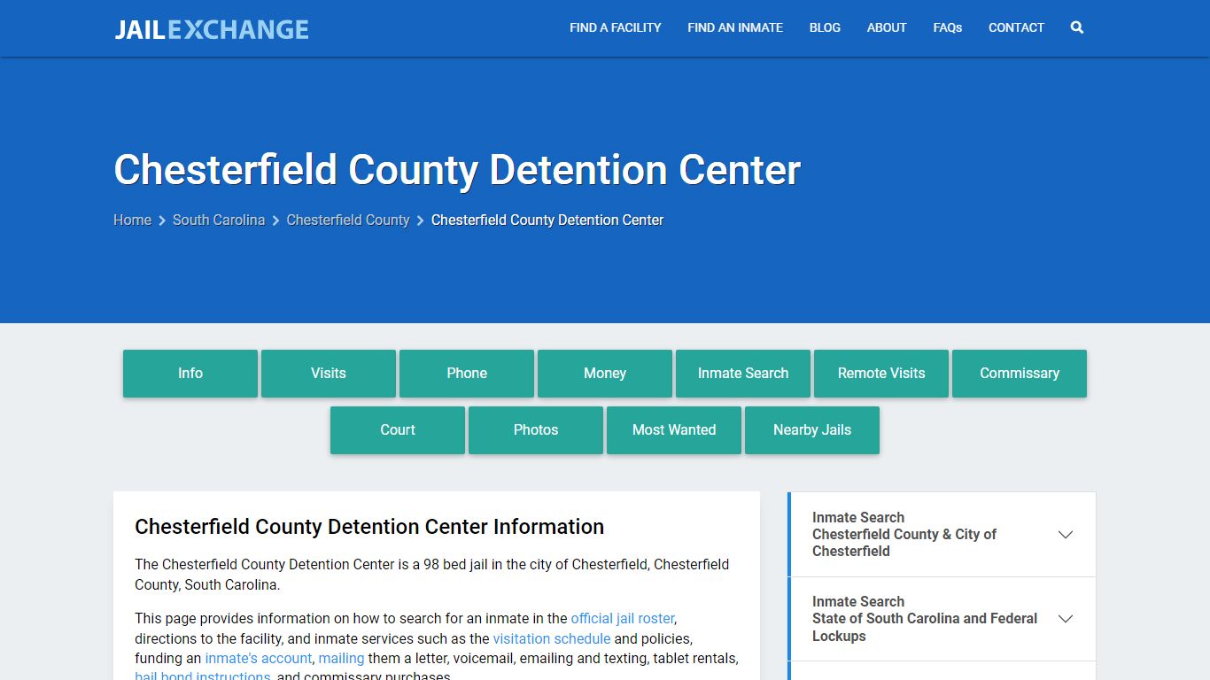 Chesterfield County Detention Center - Jail Exchange